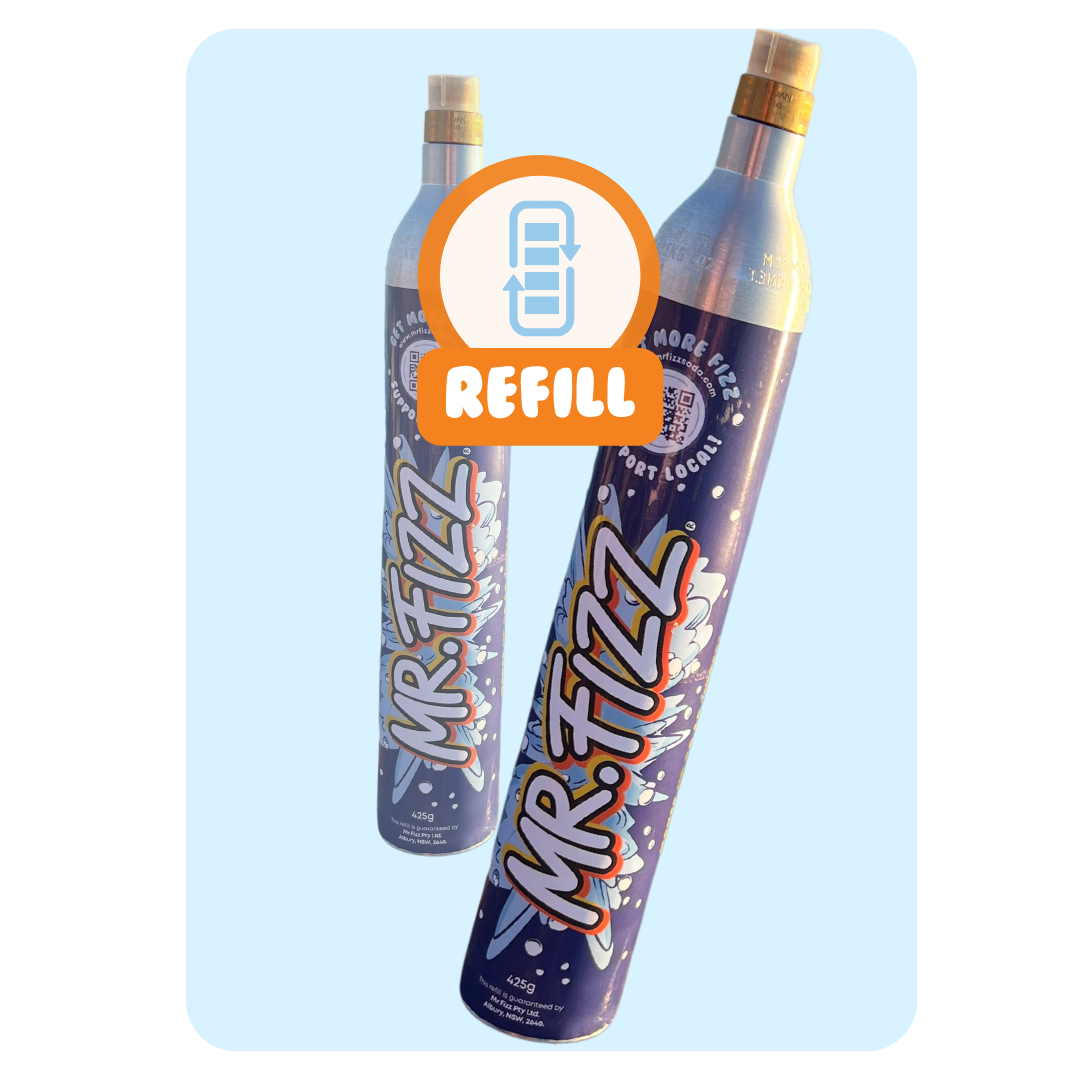 Mr Fizz Machine Soda Gas Refill | Mr Fizz | Delivered Soda Maker Gas | Mr Fizz